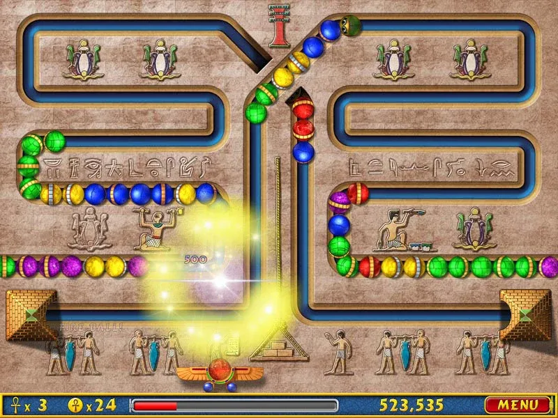 Скриншот 1 к игре Luxor