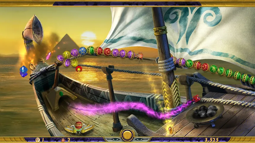 Скриншот 1 к игре Luxor: Quest for the Afterlife