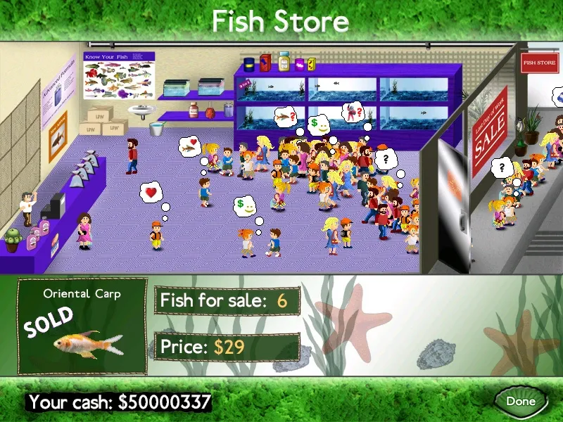 Скриншот 1 к игре Fish Tycoon