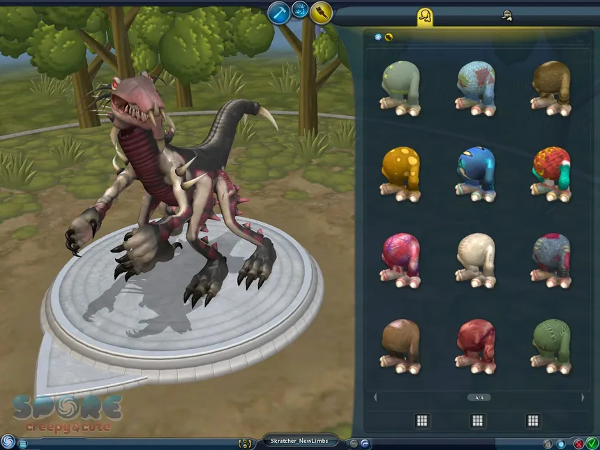 Скриншот 4 к игре SPORE Creepy & Cute Parts Pack