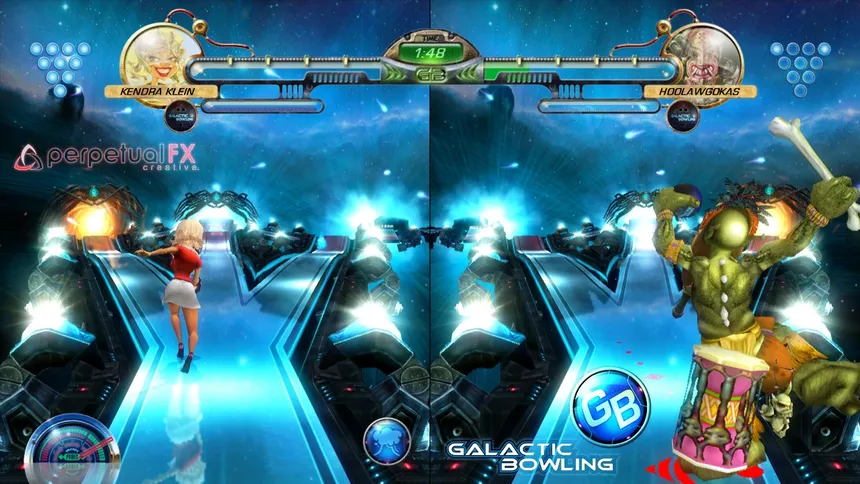 Скриншот 1 к игре Galactic Bowling
