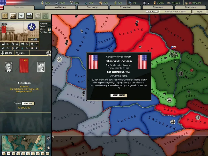 Скриншот 2 к игре Hearts of Iron 2 Complete
