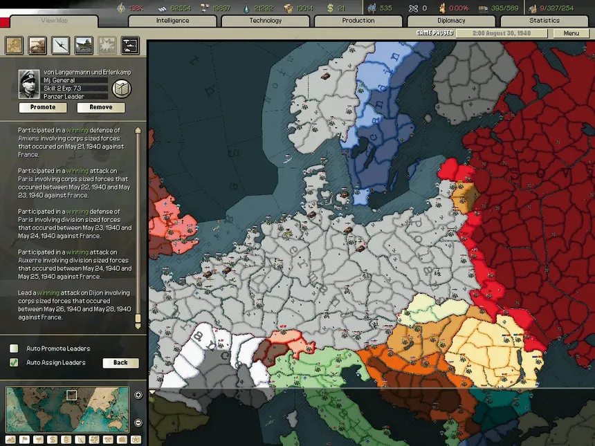 Скриншот 4 к игре Hearts of Iron 2 Complete