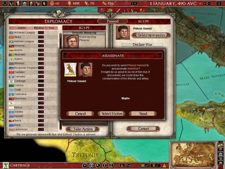 Скриншот 2 к игре Europa Universalis: Rome - Gold Edition