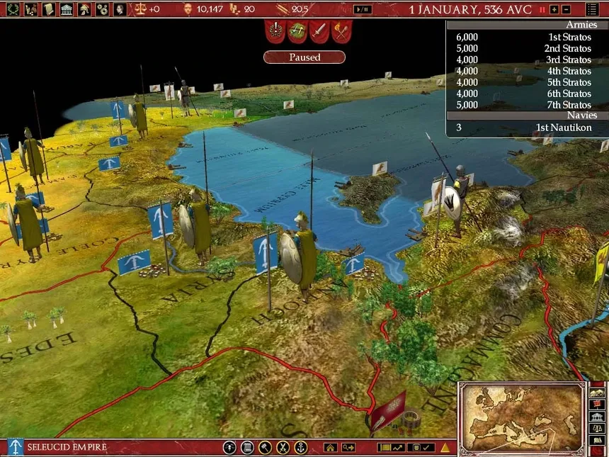 Скриншот 7 к игре Europa Universalis: Rome - Gold Edition