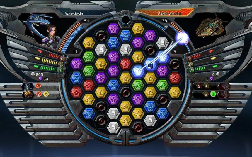 Скриншот 1 к игре Puzzle Quest: Galactrix