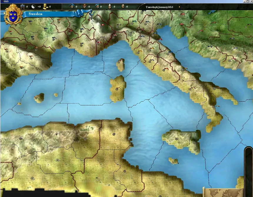 Скриншот 1 к игре Europa Universalis III Complete