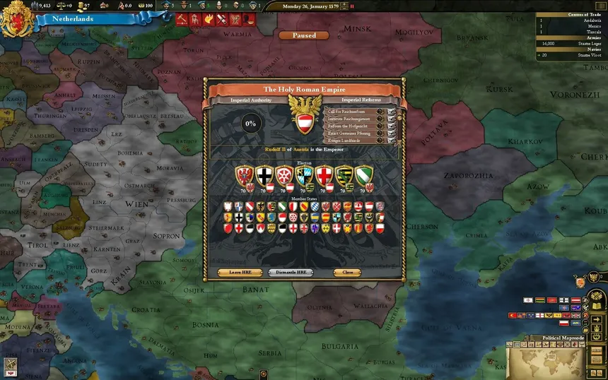 Скриншот 3 к игре Europa Universalis III: Divine Wind