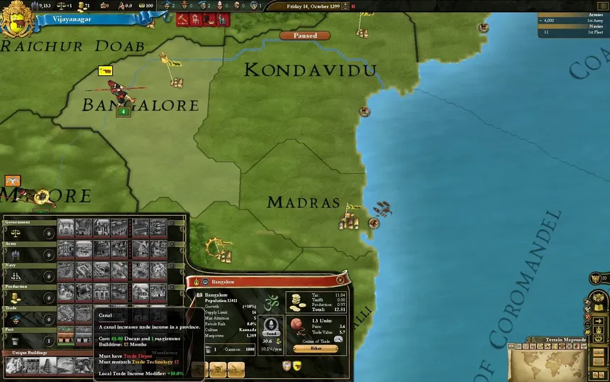 Скриншот 4 к игре Europa Universalis III: Divine Wind