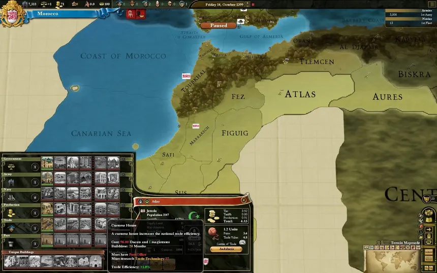 Скриншот 7 к игре Europa Universalis III: Divine Wind