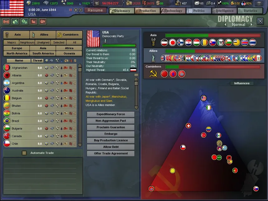 Скриншот 2 к игре Hearts of Iron III