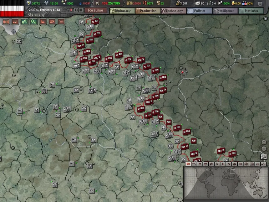 Скриншот 4 к игре Hearts of Iron III