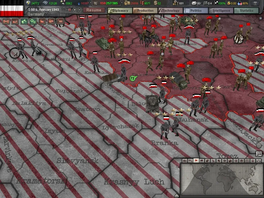 Скриншот 5 к игре Hearts of Iron III