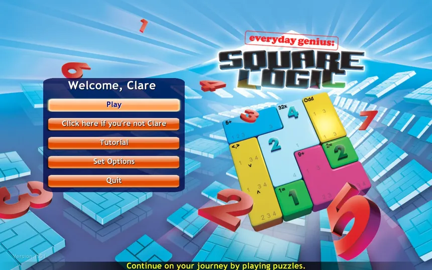 Скриншот 1 к игре Everyday Genius: SquareLogic