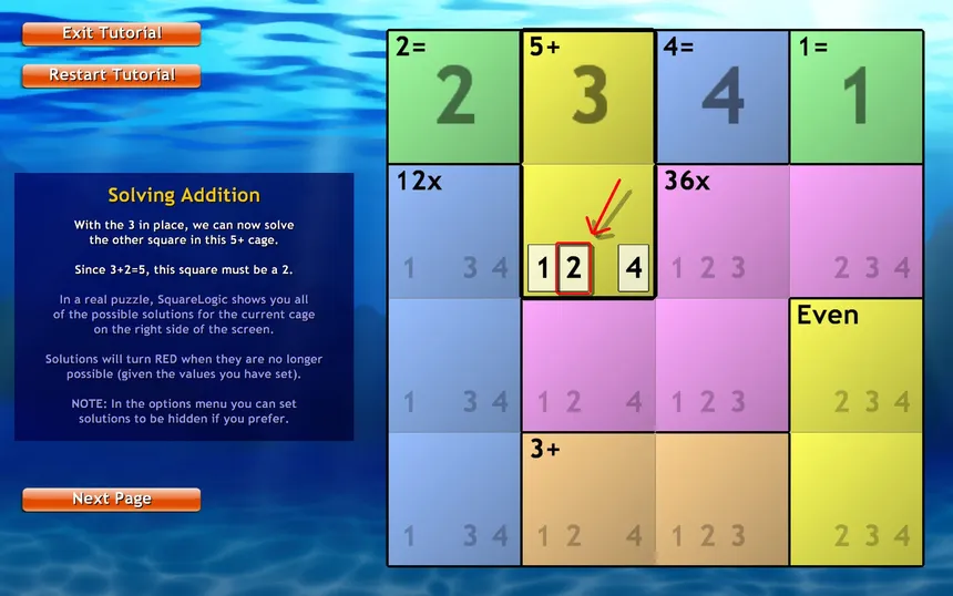 Скриншот 2 к игре Everyday Genius: SquareLogic