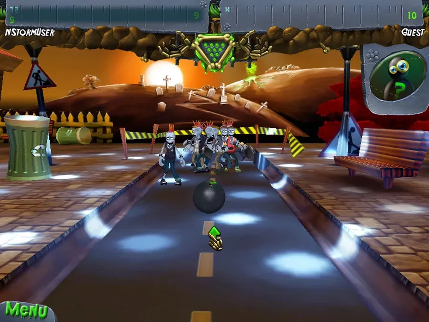 Скриншот 4 к игре Zombie Bowl-o-Rama