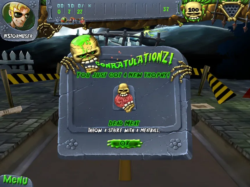 Скриншот 6 к игре Zombie Bowl-o-Rama