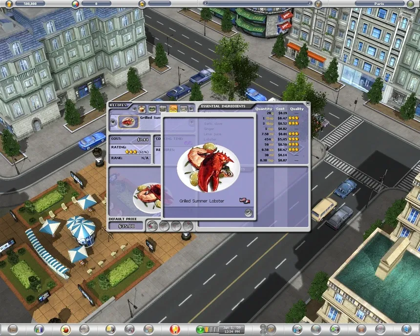 Скриншот 1 к игре Restaurant Empire II
