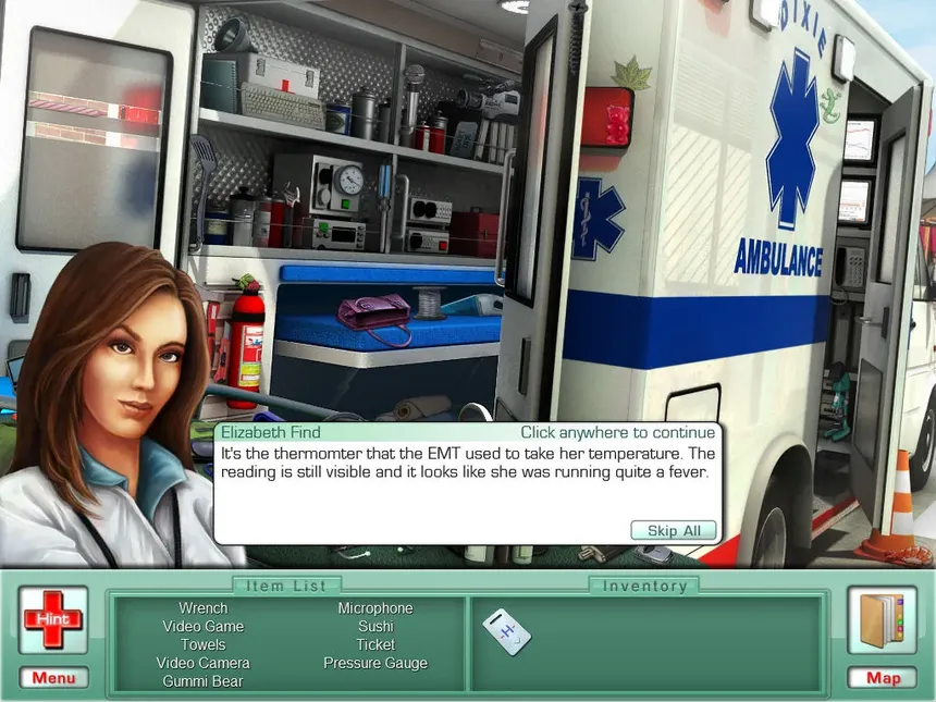 Скриншот 1 к игре Elizabeth Find M.D. - Diagnosis Mystery - Season 2