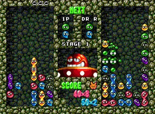 Скриншот 4 к игре Dr. Robotnik’s Mean Bean Machine