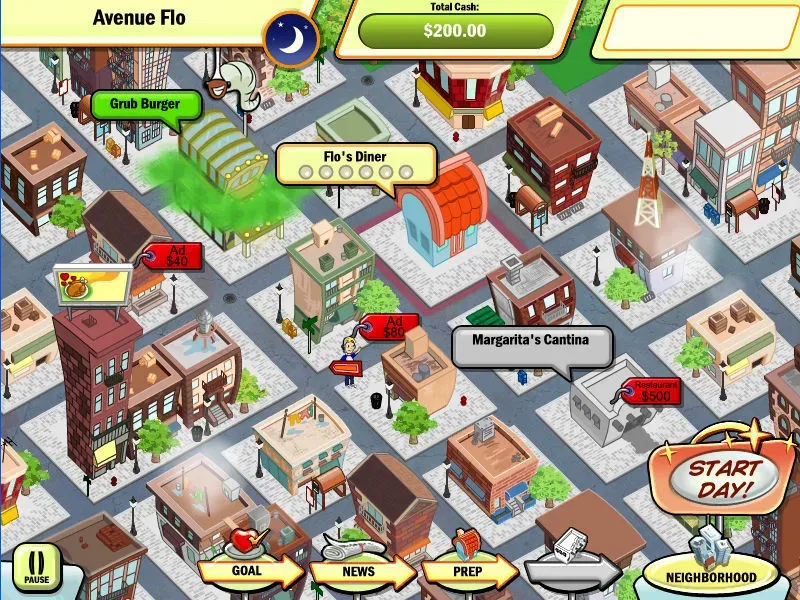 Скриншот 2 к игре DinerTown Tycoon