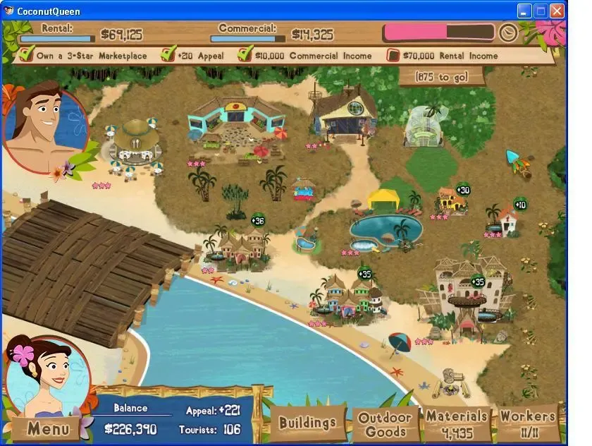 Скриншот 1 к игре Coconut Queen