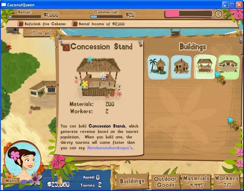 Скриншот 8 к игре Coconut Queen