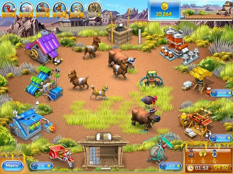 Скриншот 1 к игре Farm Frenzy 3: American Pie