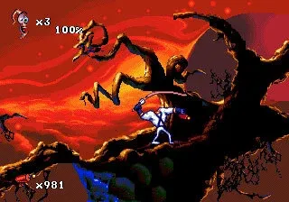 Скриншот 2 к игре Earthworm Jim 2