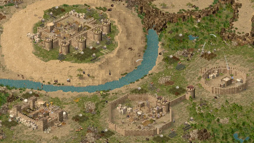 Скриншот 1 к игре Stronghold Crusader HD (2012)