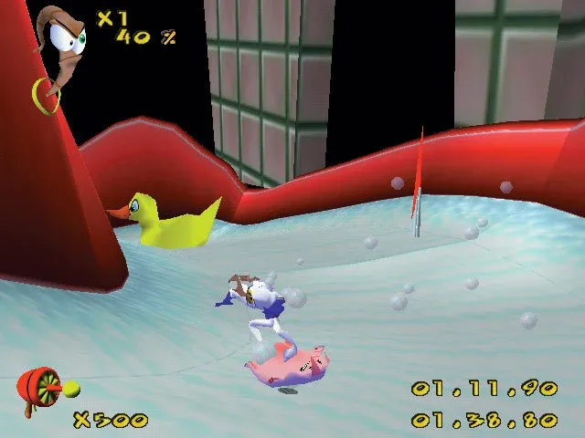 Скриншот 1 к игре Earthworm Jim 3D