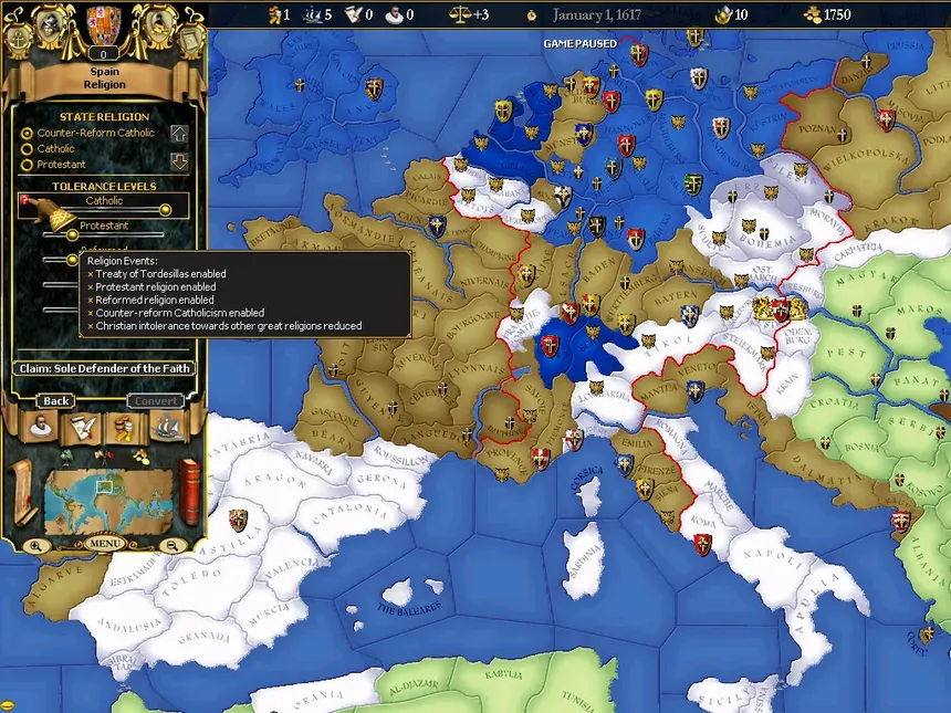 Скриншот 8 к игре For The Glory: A Europa Universalis Game