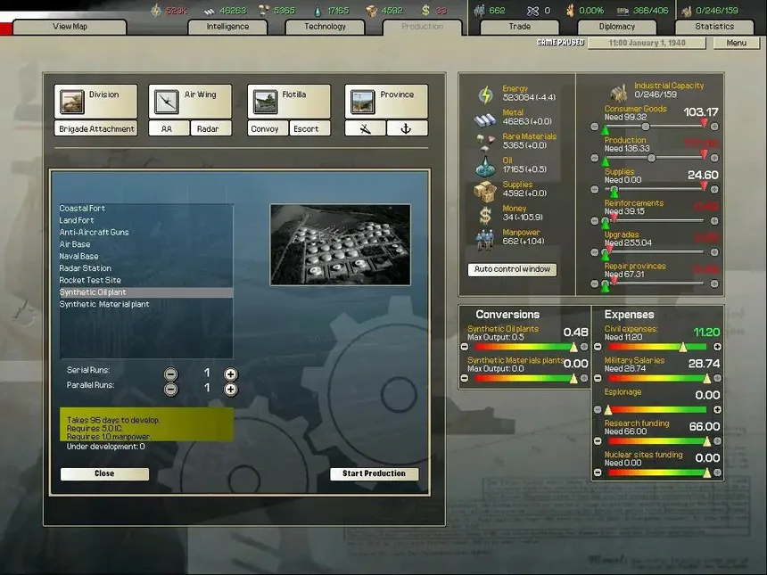 Скриншот 4 к игре Arsenal of Democracy: A Hearts of Iron Game