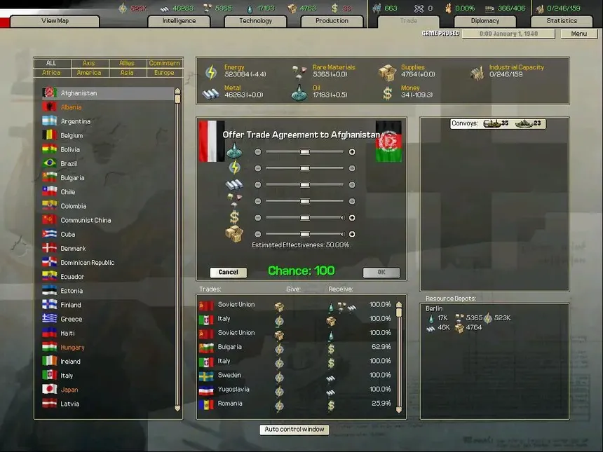 Скриншот 7 к игре Arsenal of Democracy: A Hearts of Iron Game