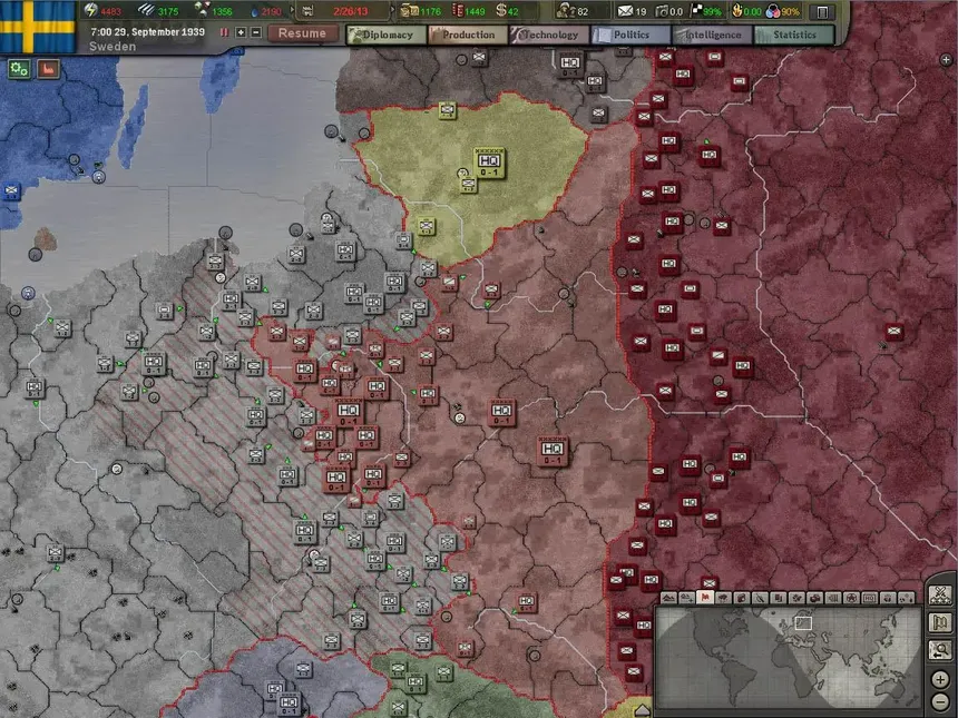 Скриншот 5 к игре Hearts of Iron III: Semper Fi