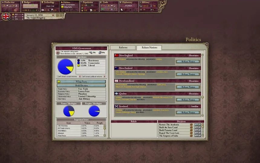 Скриншот 8 к игре Victoria II