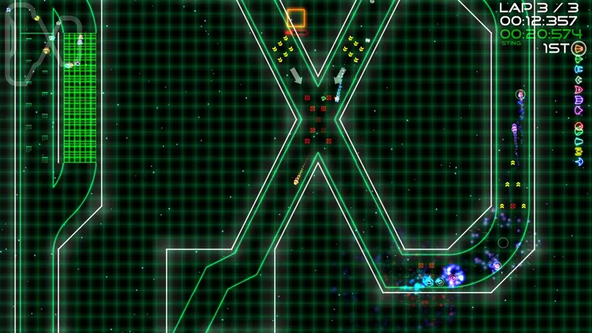 Скриншот 2 к игре Super Laser  Racer