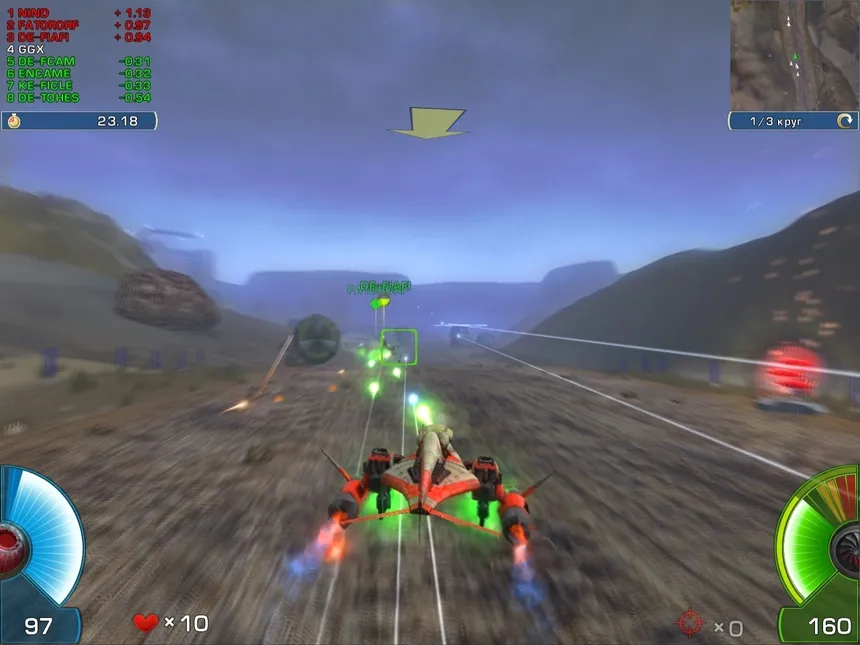 Скриншот 1 к игре A.I.M. Racing