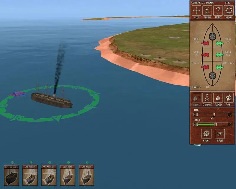 Скриншот 1 к игре Ironclads: American Civil War