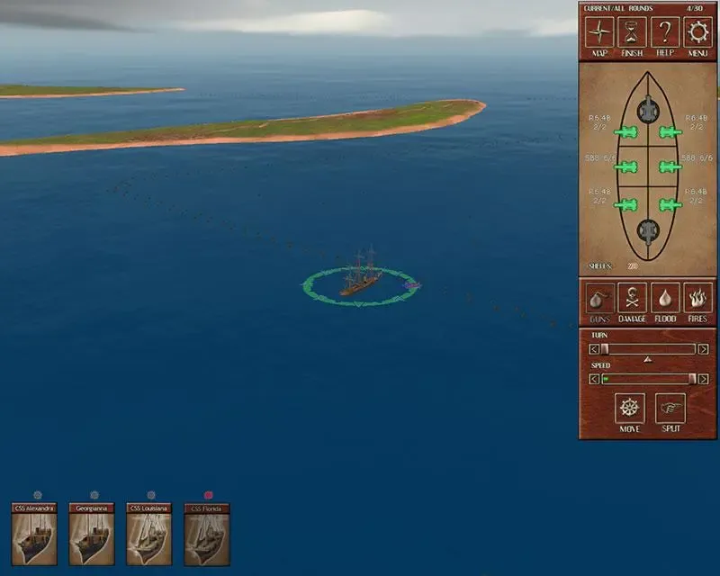 Скриншот 2 к игре Ironclads: American Civil War
