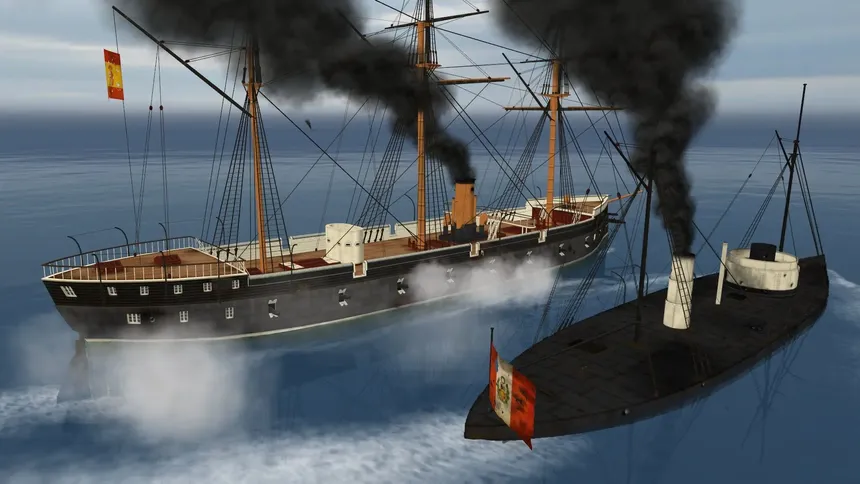 Скриншот 1 к игре Ironclads: Chincha Islands War 1866