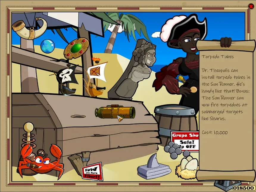 Скриншот 1 к игре Zombie Pirates