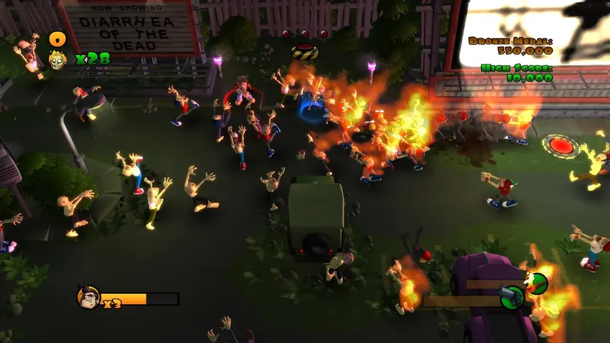Скриншот 1 к игре Burn Zombie Burn!