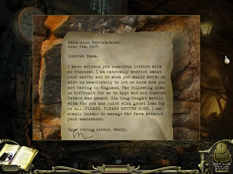 Скриншот 8 к игре Mystery Case Files: Return to Ravenhearst
