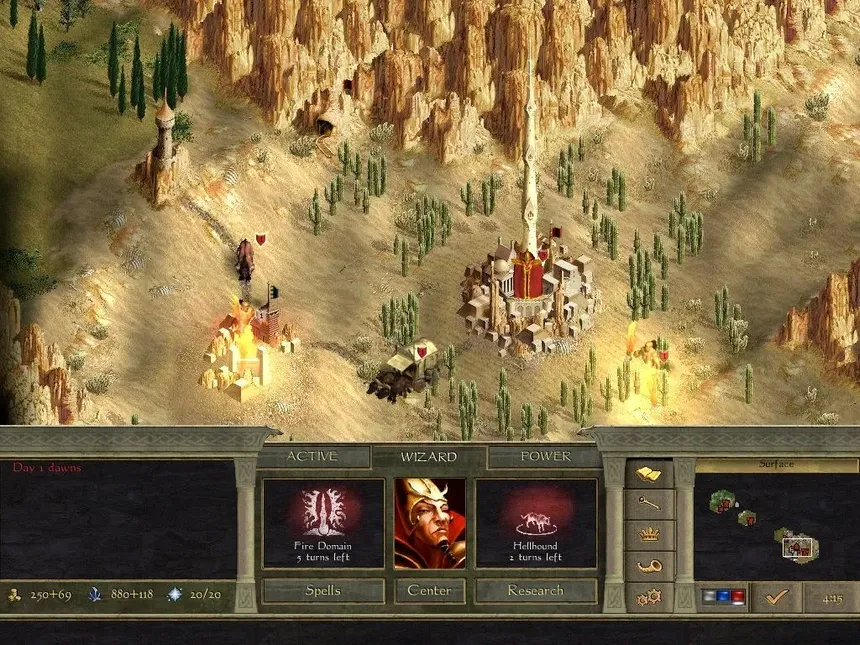 Скриншот 1 к игре Age of Wonders II: The Wizard's Throne