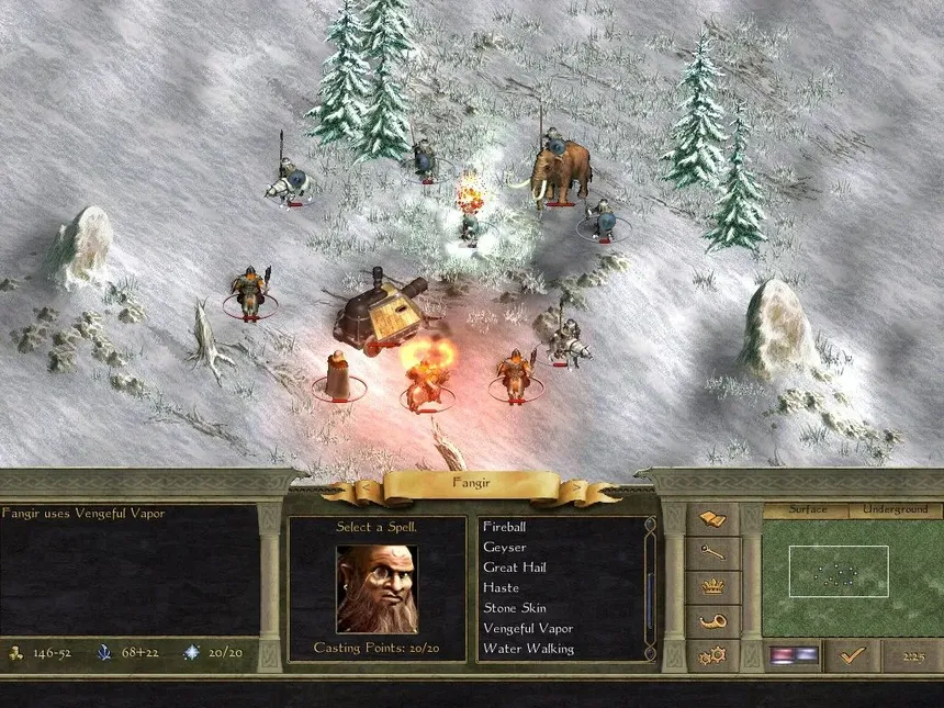 Скриншот 4 к игре Age of Wonders II: The Wizard's Throne