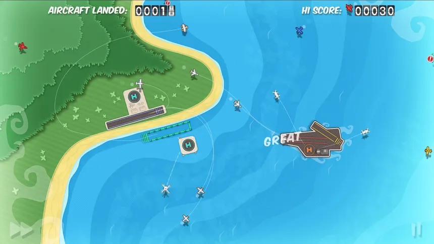 Скриншот 3 к игре Flight Control HD