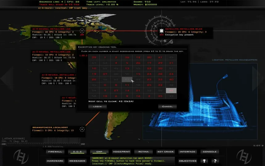 Скриншот 5 к игре Hacker Evolution Duality