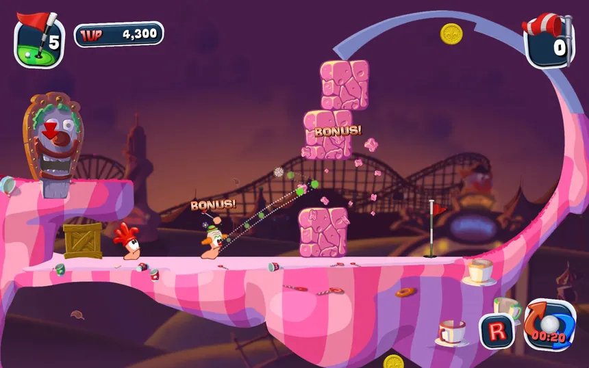 Скриншот 2 к игре Worms Crazy Golf