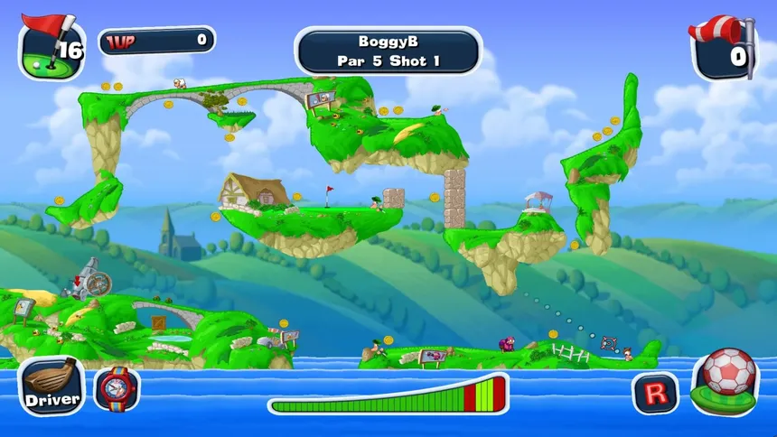 Скриншот 3 к игре Worms Crazy Golf